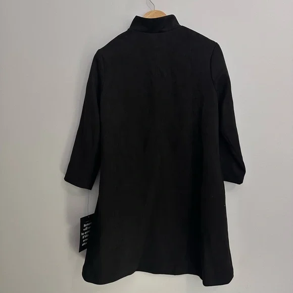 Tuckernuck Elegant Black Clifton Long Sleeve Suede Dress - Picture 5 of 7